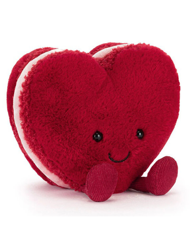 Jellycat Amuseables Colette Heart Macaron (Red)