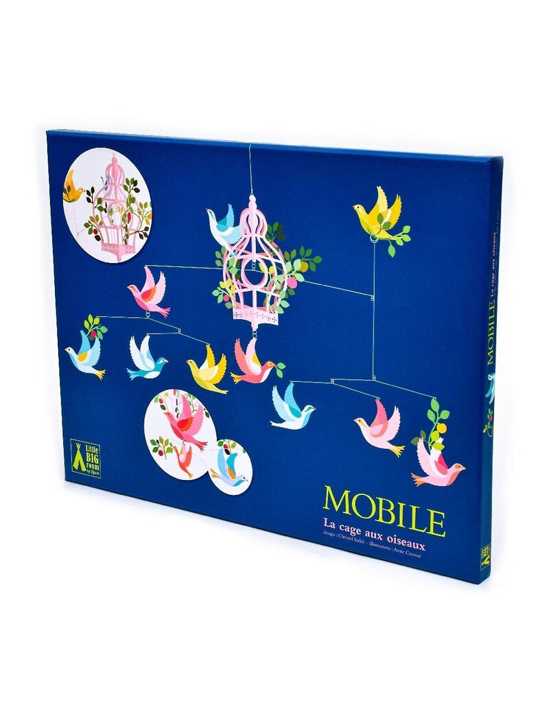 Djeco Mobile - Birds & Cage