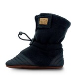 Jan and Jul Black Baby Stay-Put Cozy Booties