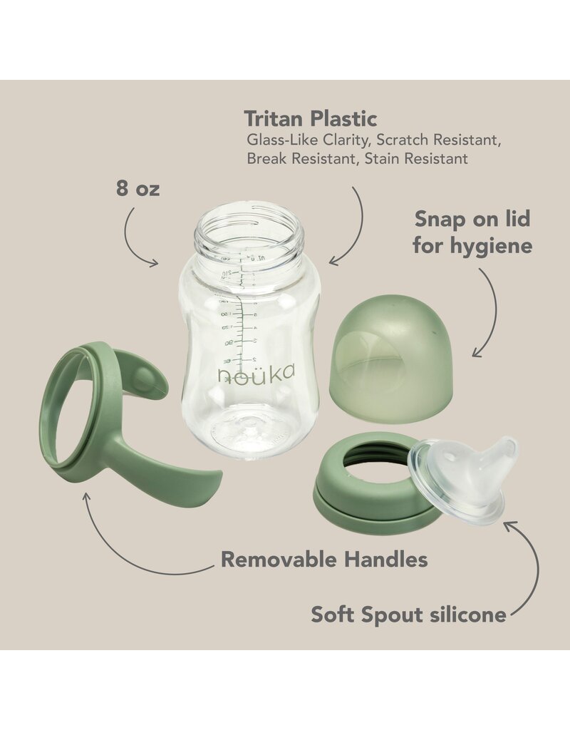 noüka Soft Spout Sippy Cup - Moss