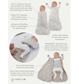 Bamboo Swaddle Sack,  NB-3m, Teddies, 1.0 TOG