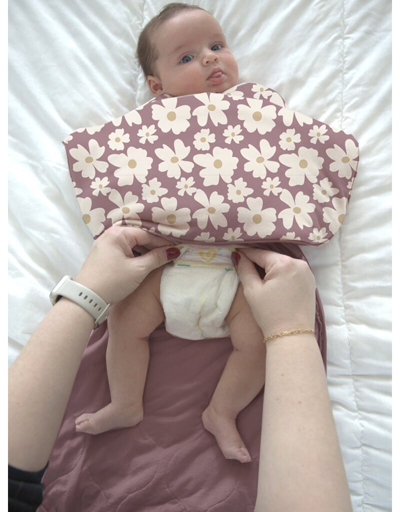 Bamboo Swaddle Sack,  NB-3m, Blossom, 1.0 TOG