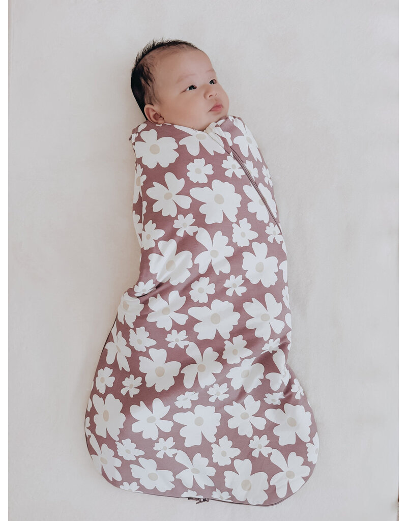 Bamboo Swaddle Sack,  NB-3m, Blossom, 1.0 TOG