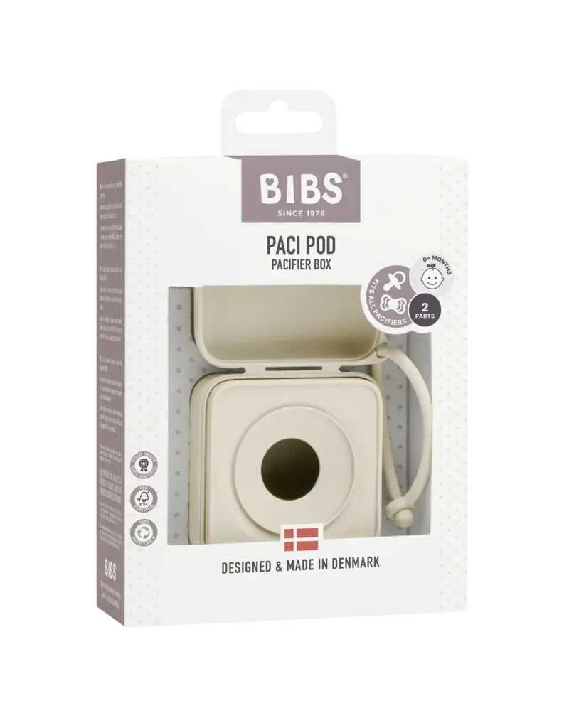 Bibs Bibs Pacifier Box, Ivory