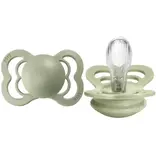 Bibs BIBS Pacifier Supreme, 2pk, 6-18m,  Silicone, Sage