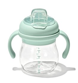 OXO Tot Transitions Soft Sippy Spout Cup with Handles, Opal