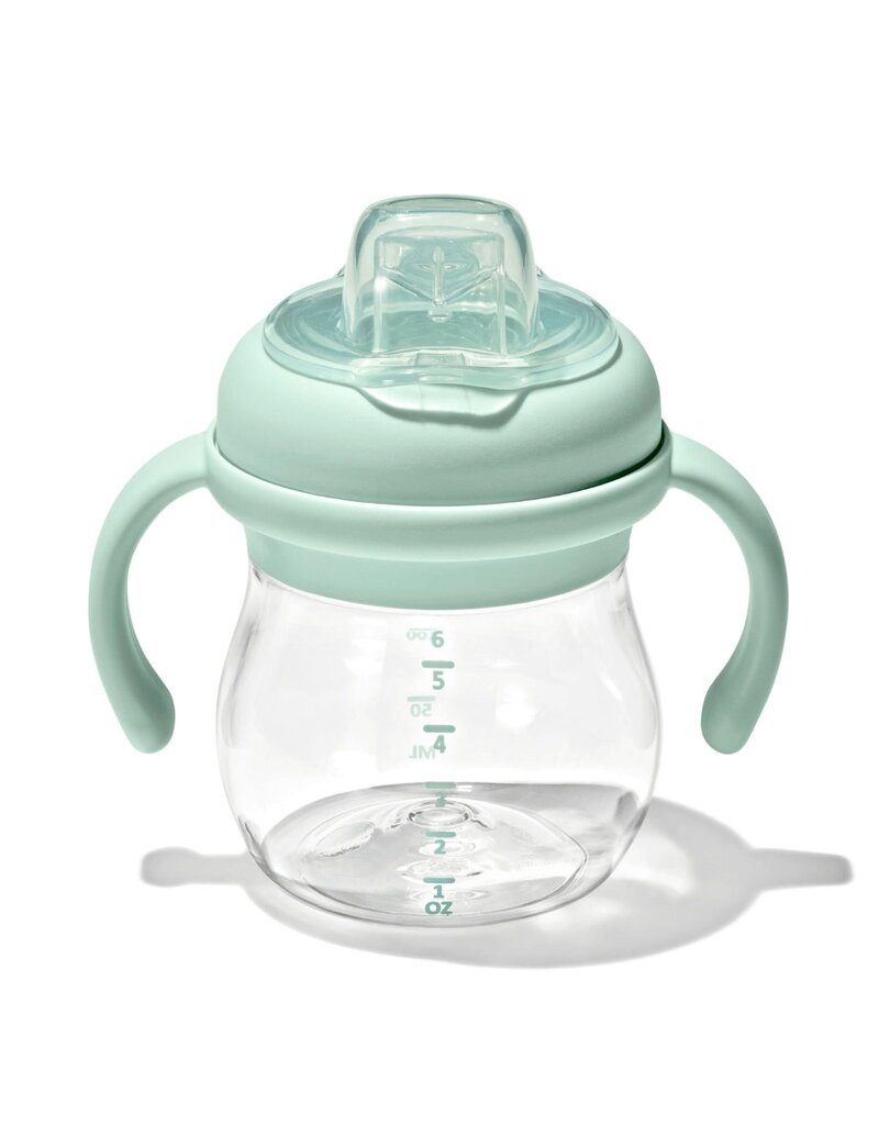 OXO Tot Transitions Soft Sippy Spout Cup with Handles, Opal