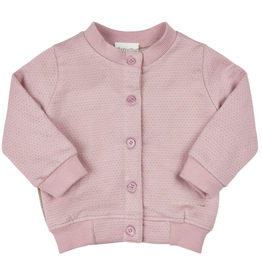 Zephyr Pink Cotton Baby Cardigan