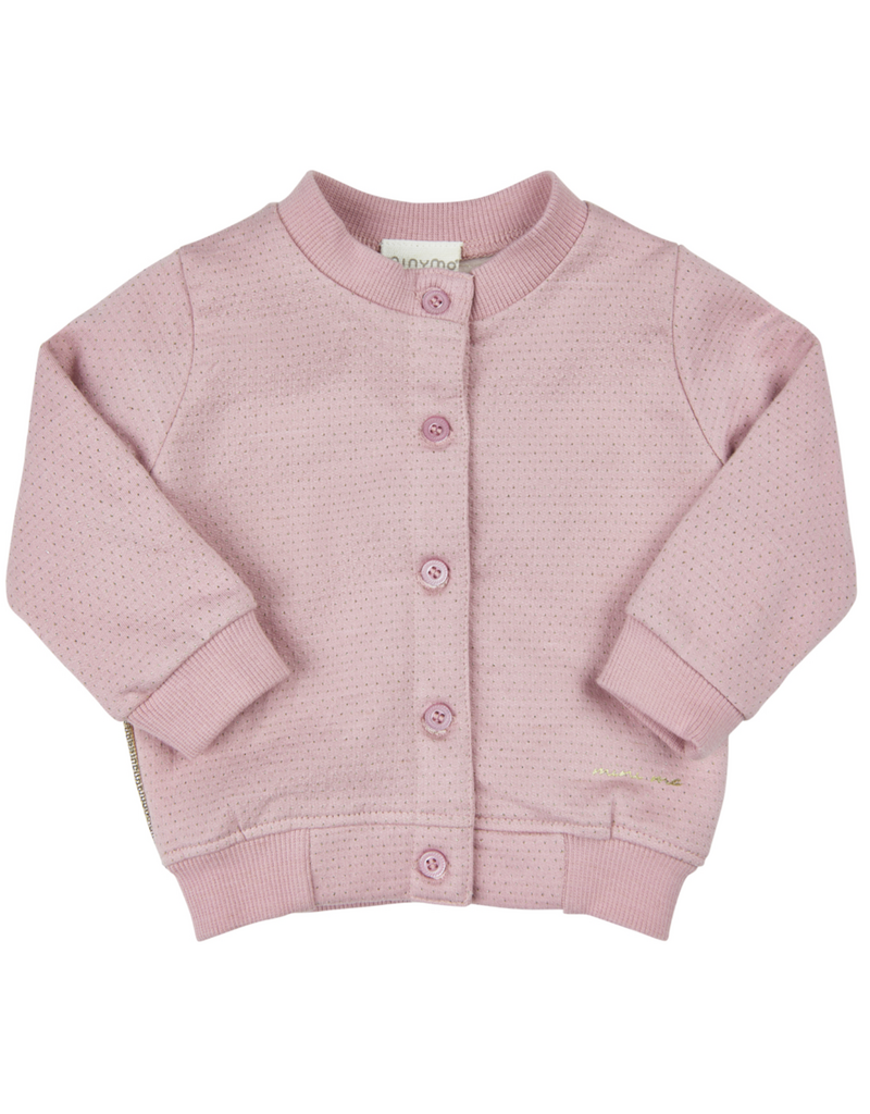Zephyr Pink Cotton Baby Cardigan