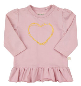 Zephyr Pink Organic Cotton Baby Ruffle Top