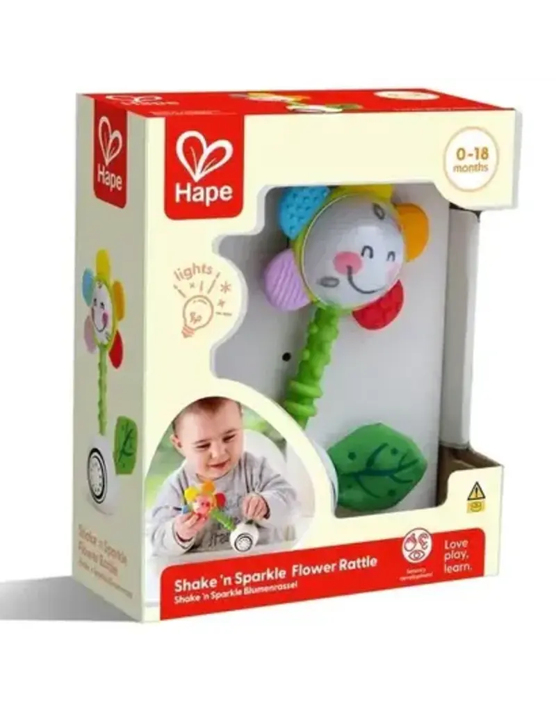 Hape Toys Shake 'N Sparkle Flower Rattle