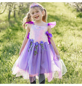 Great Pretenders Lilac Sequins Forest Fairy Tunic, Size 3-4