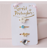 Great Pretenders Sassy Rings, 4 Pcs