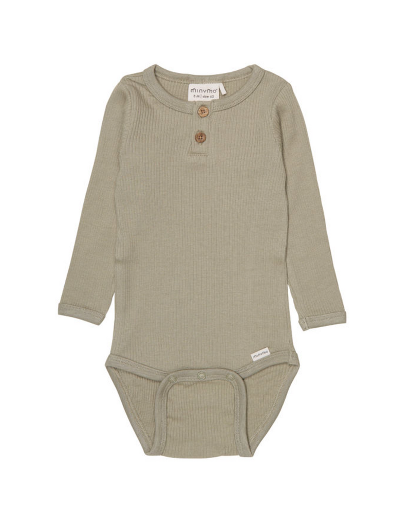 Khaki Overland Trek Henley Onesie