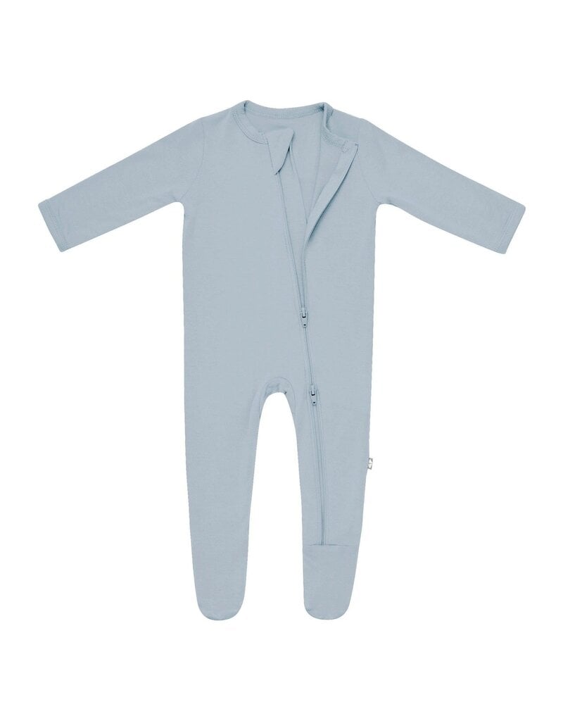 Kyte Baby Fog Bamboo Zip Footie