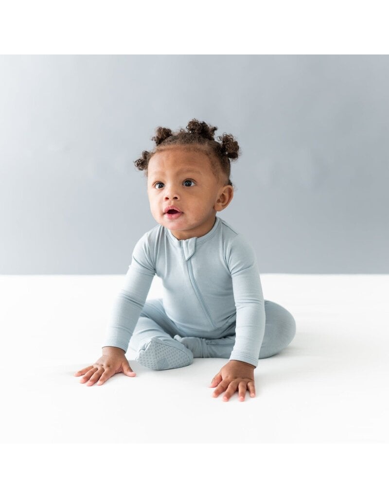 Kyte Baby Fog Bamboo Zip Footie