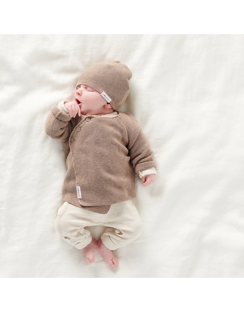 Noppies Basics Knit Organic Pino Cardigan Taupe