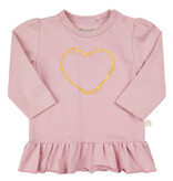 Zephyr Pink Organic Cotton Baby Ruffle Top