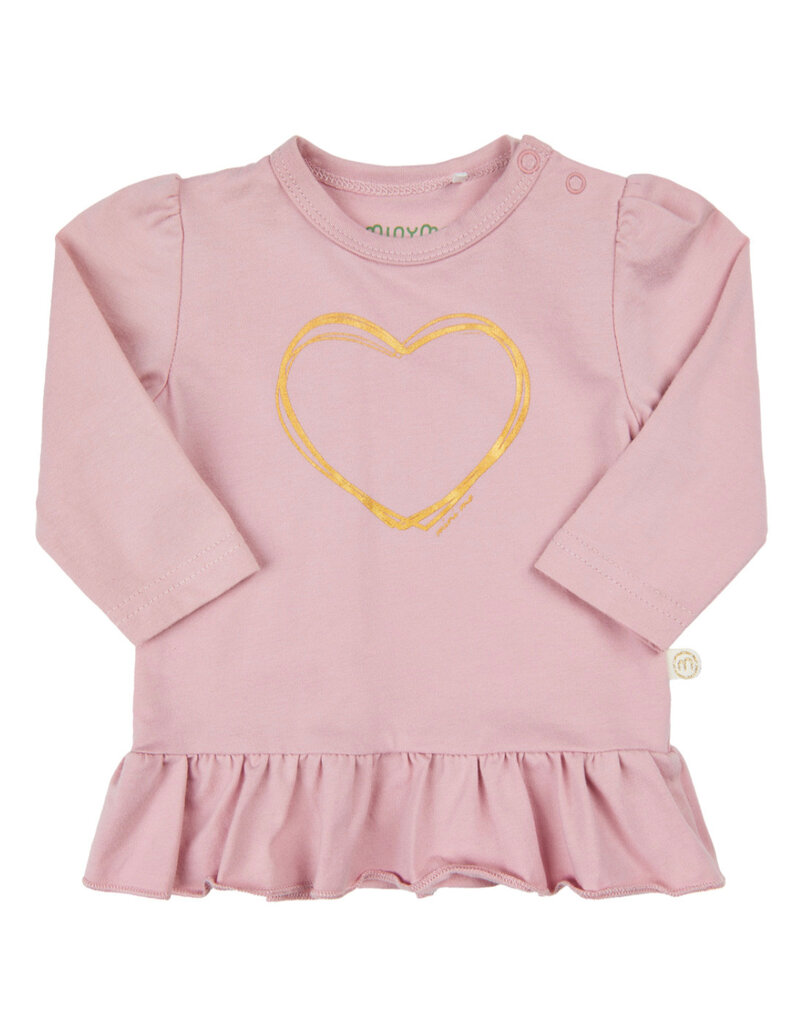 Zephyr Pink Organic Cotton Baby Ruffle Top