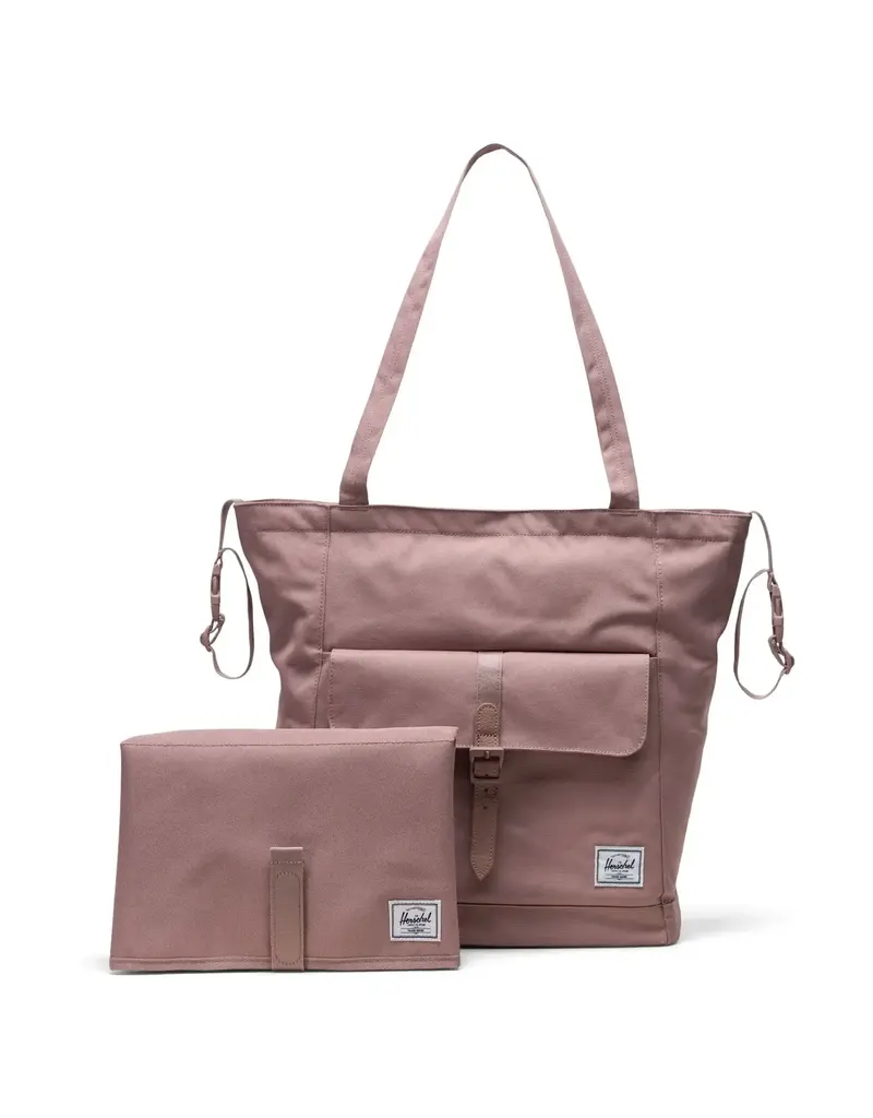 Herschel Retreat Tote Diaper Bag Ash Rose