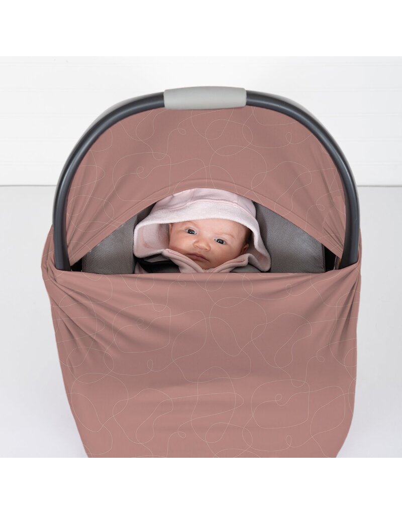 La Petite Ourse 3-in-1 Car Seat Cover/Nursing Scarf/Cart Cover - Abstract