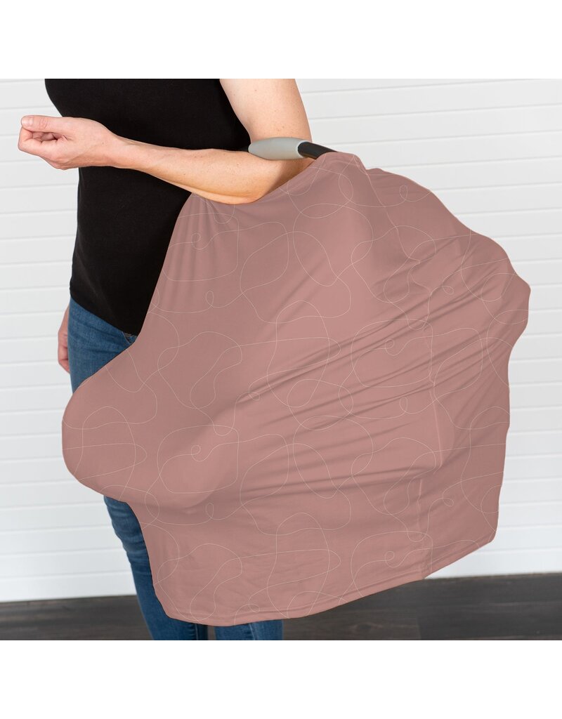 La Petite Ourse 3-in-1 Car Seat Cover/Nursing Scarf/Cart Cover - Abstract