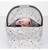 La Petite Ourse 3-in-1 Car Seat Cover/Nursing Scarf/Cart Cover - Terrazzo
