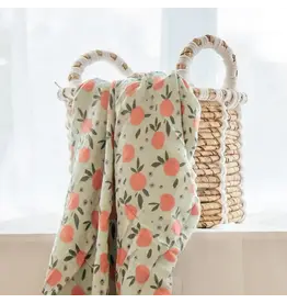 La Petite Ourse Swaddle Blanket - Peaches