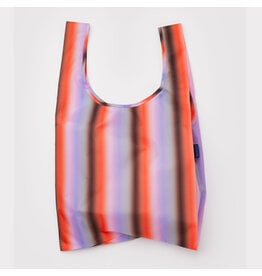 Baggu Gradient Stripe Poppy & Lilac Reusable Bag, Standard