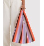 Baggu Gradient Stripe Poppy & Lilac Reusable Bag, Standard