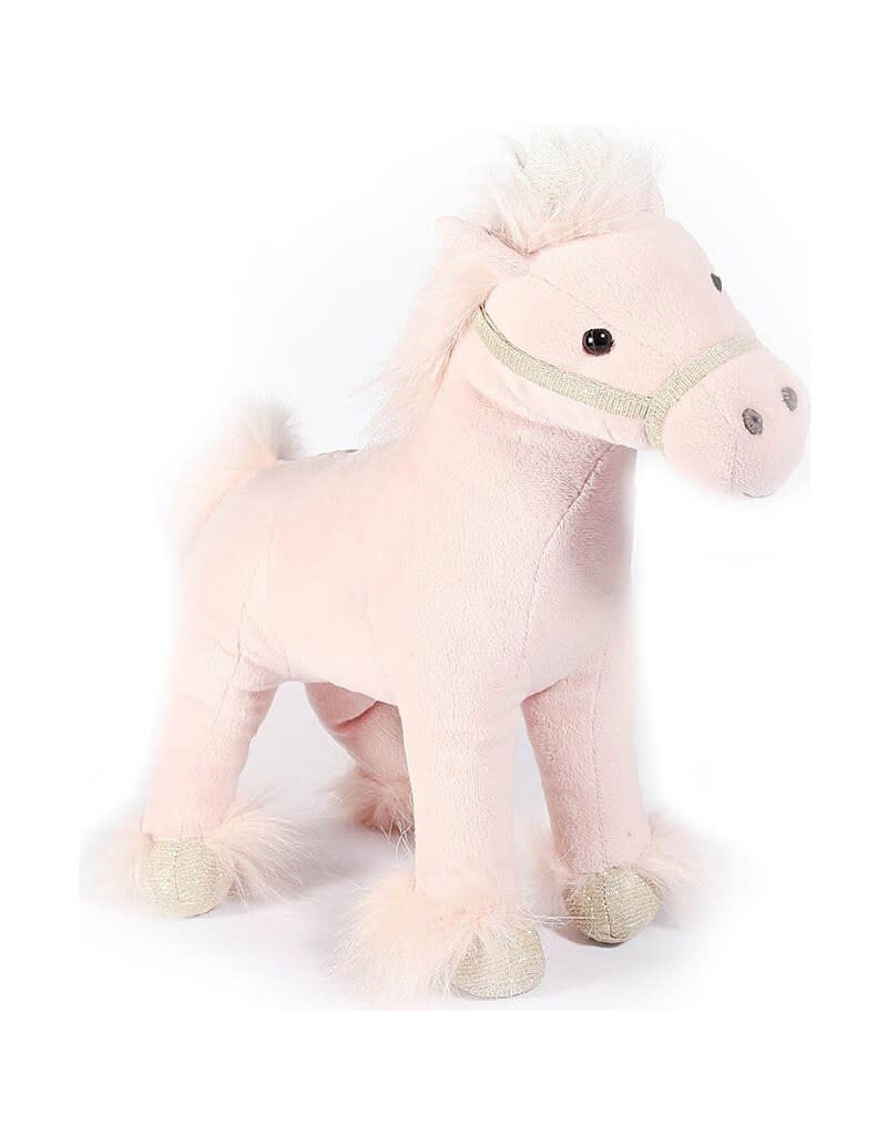 Mon Ami Peony Pink Pony Plush