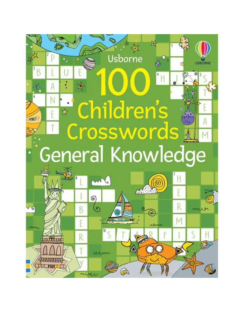 Usborne 100 Children's Crosswords: General Knowledge