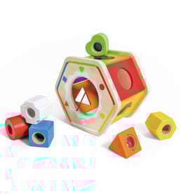 Hape Toys Wooden Wonder Shape Sorter 12m+