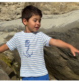 Me & Henry Anchor Newquay Tee, Blue