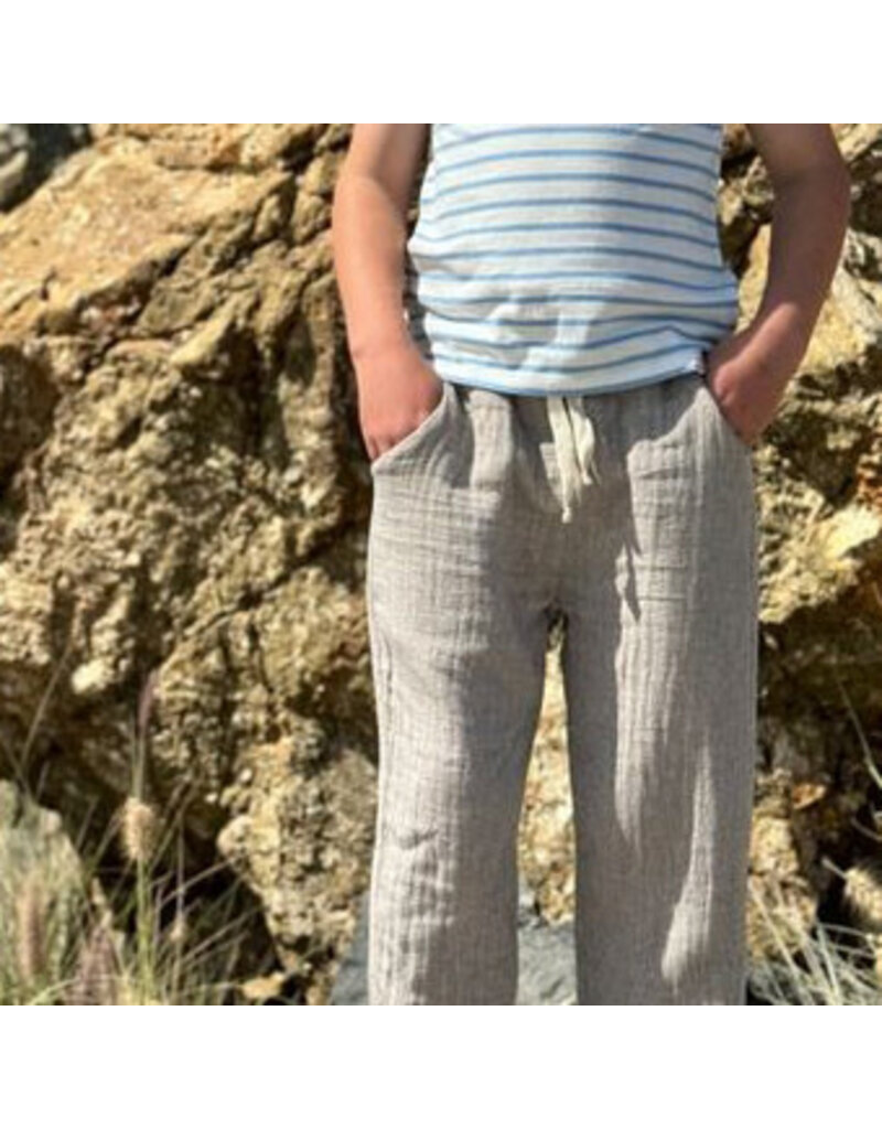 Me & Henry Bosun Gauze Pants, Beige