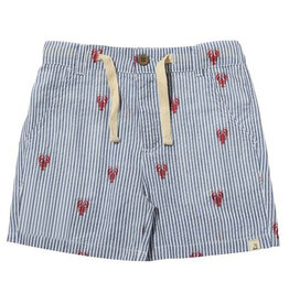 Me & Henry Crew Woven Toddler Shorts Lobster