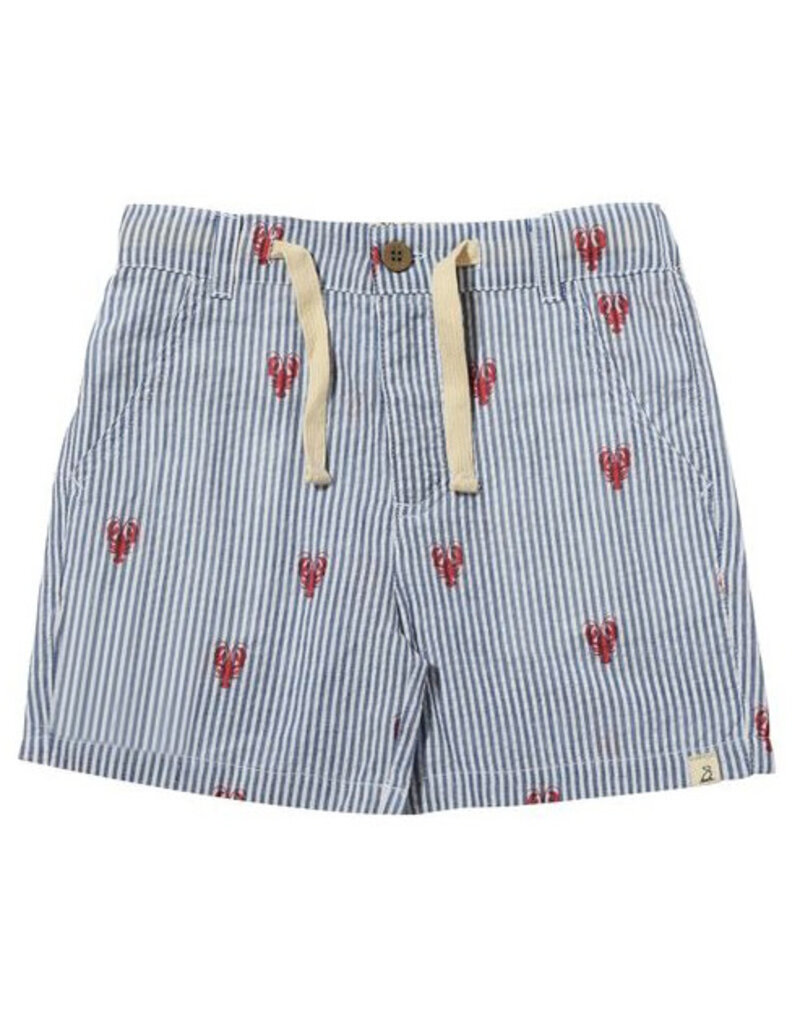 Me & Henry Crew Woven Toddler Shorts Lobster