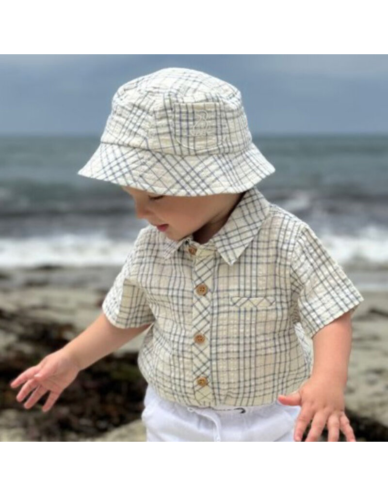 Me & Henry Fisherman Hat, Chambray Plaid