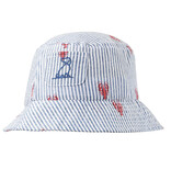 Me & Henry Fisherman Hat, Lobster Seersucker