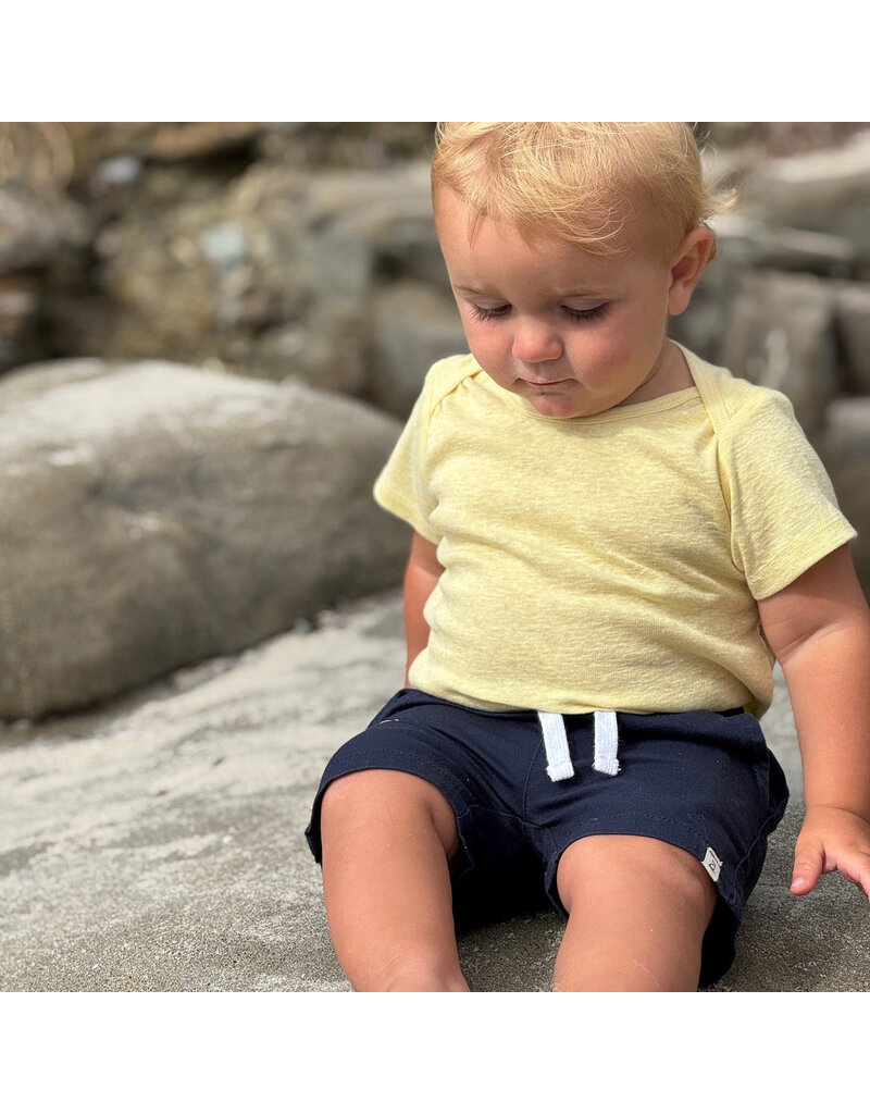 Me & Henry Hugo Twill Toddler Shorts, Navy