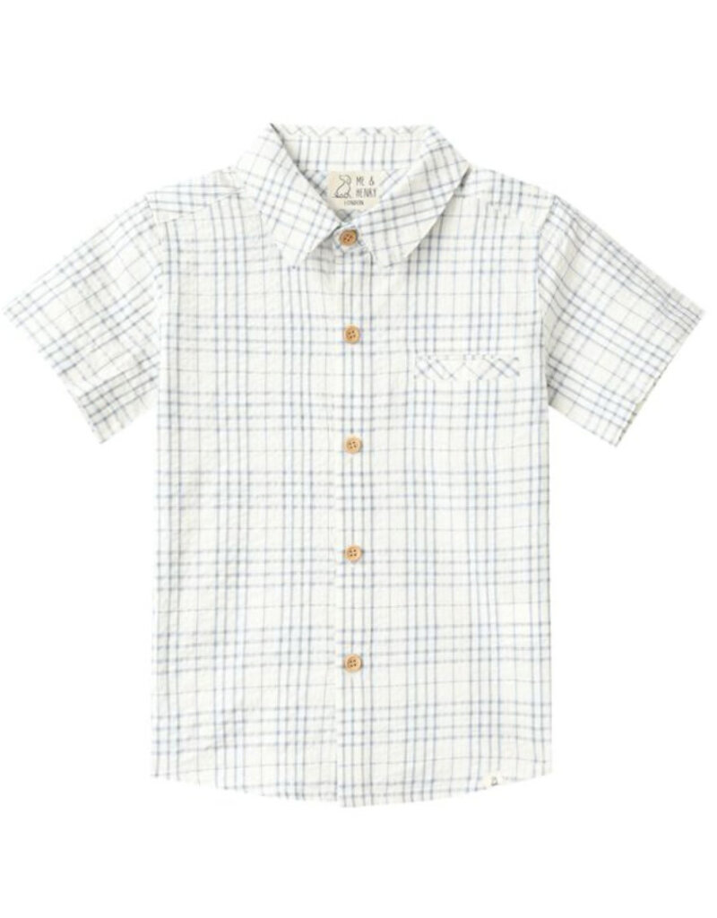 Me & Henry Newport Woven Shirt, Chambray Plaid
