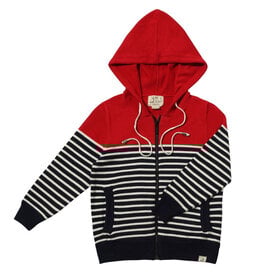 Me & Henry Sagamore Hoodie, Red/Navy