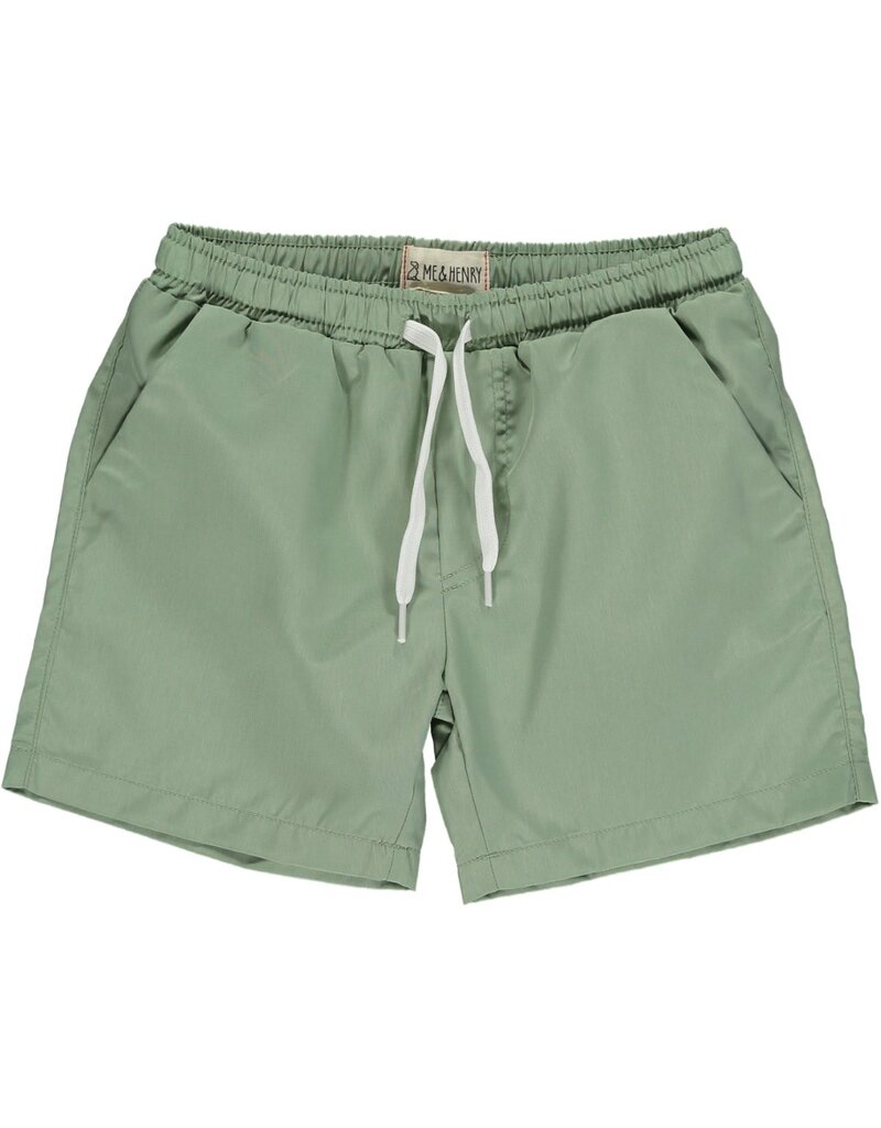 Me & Henry Splash Baby Swim Shorts, Sage
