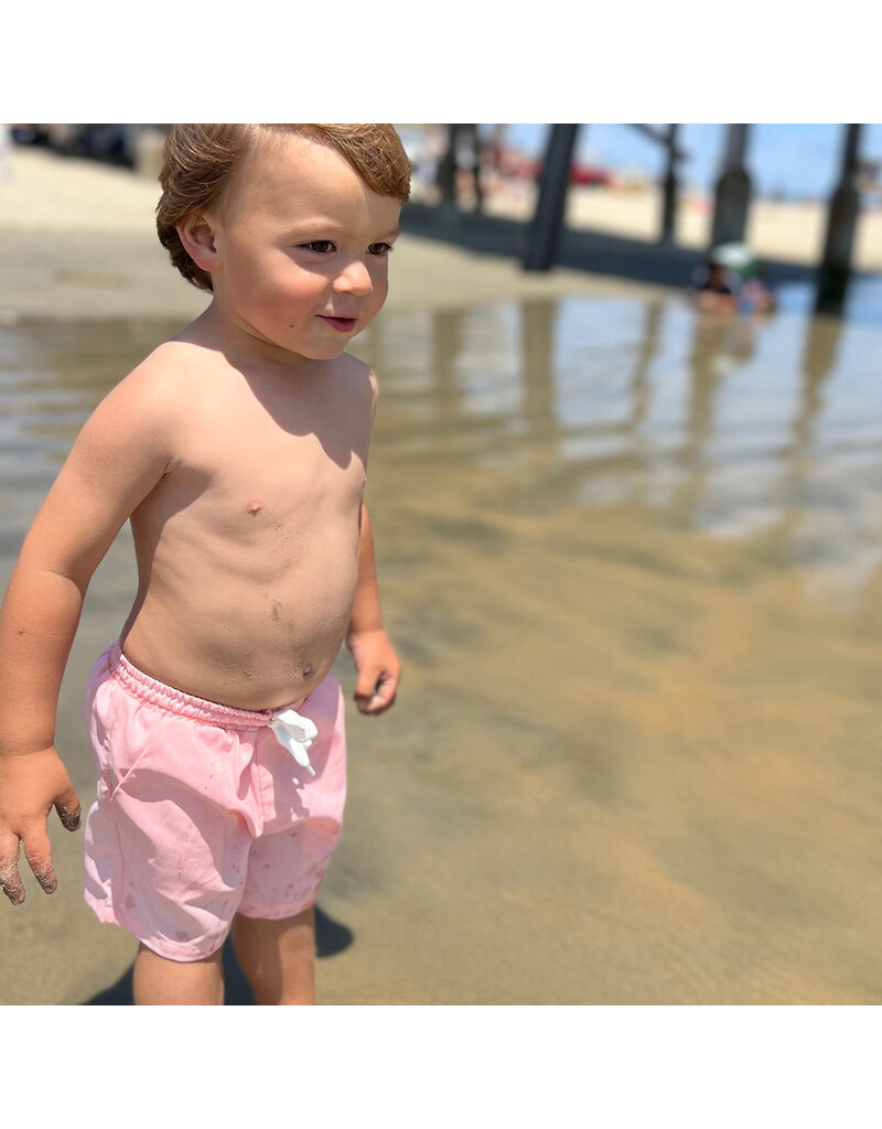 Me & Henry Splash Swim Shorts, Pink