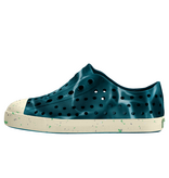 Native Jefferson Bloom Shoes, Oasis Blue/White Speckle/Deep Sea Blue