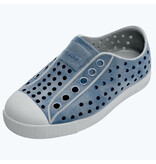 Native Jefferson Stonewash Shoes, Blue/Oasis Brushed