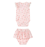 Vignette Amber Pink Strawberry Set 2pc