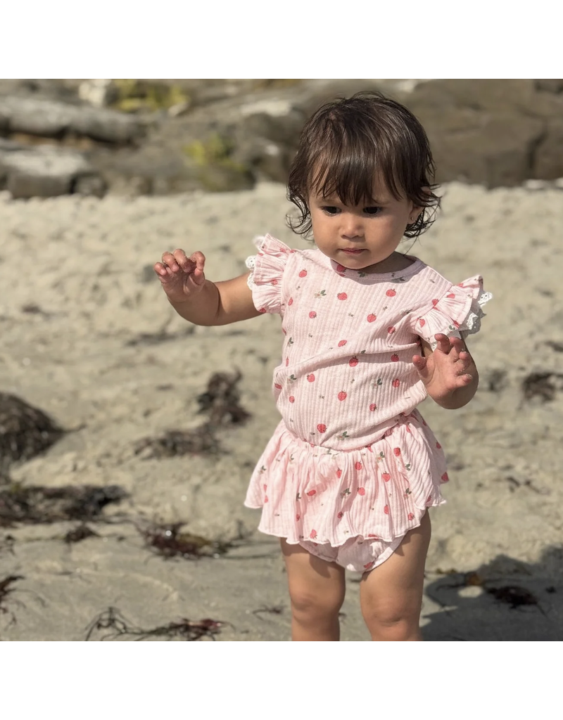 Vignette Amber Pink Strawberry Set 2pc