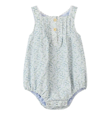 Vignette Evie Blue Floral Bubble Romper