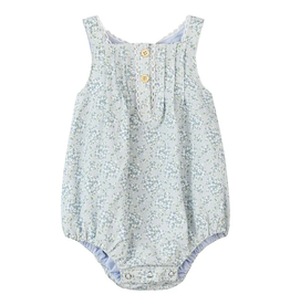 Vignette Evie Blue Floral Bubble Romper